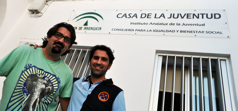 Jesús Troitiño (izq.) y David Rodríguez (der.) son los responsables de Juventud. 