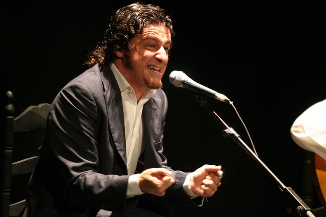 David Palomar en el Concurso Nacional de Arte Flamenco en Córdoba. 